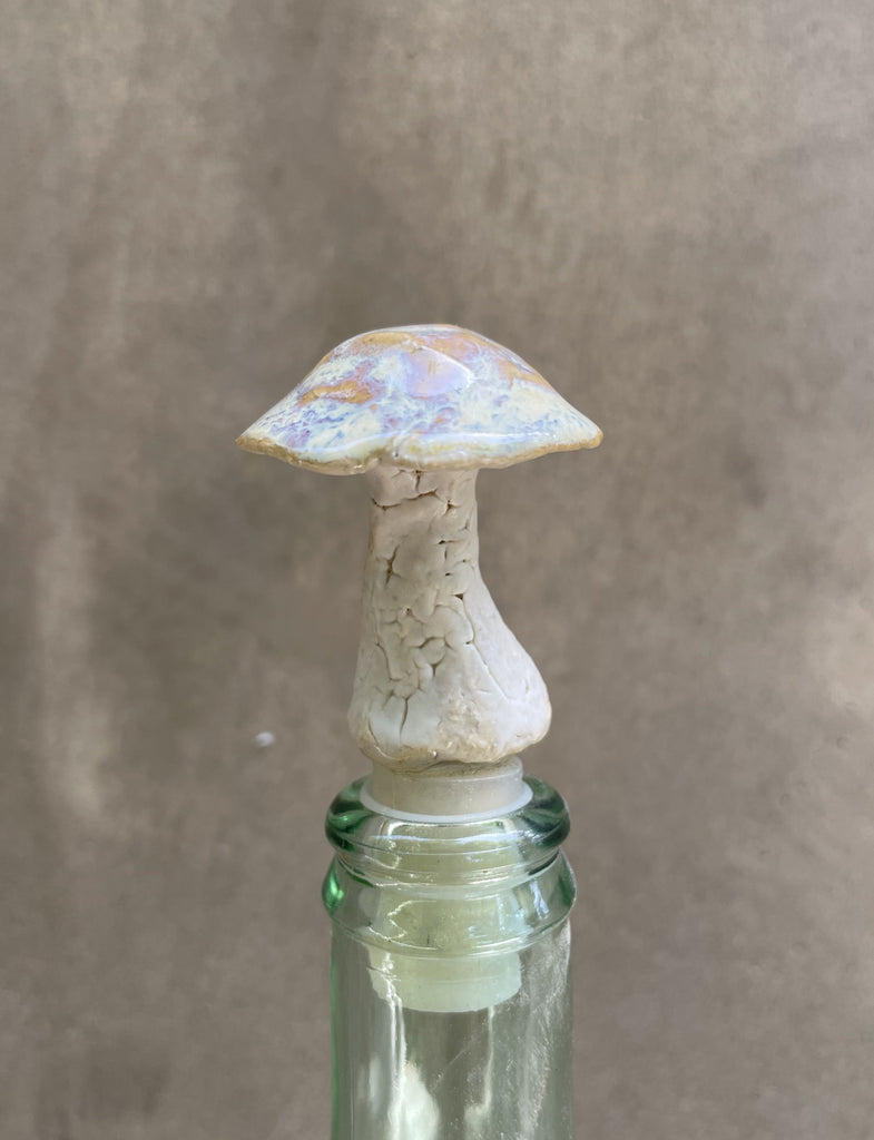 Mushroom Wine Stopper - Blue